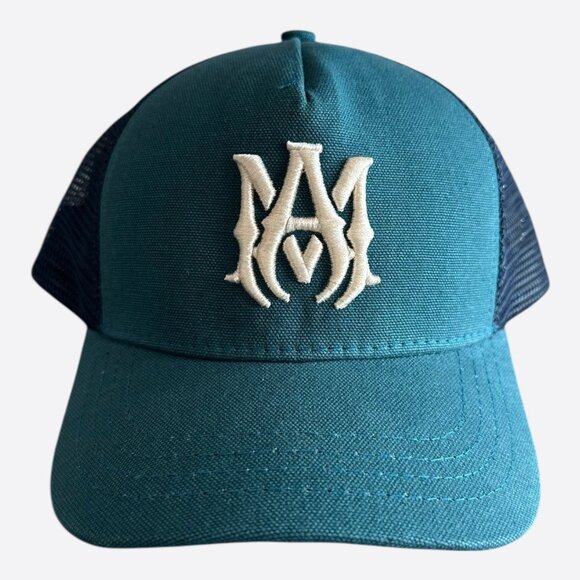AMIRI Other - Amiri Blue & White MA Logo Kids Trucker Hat